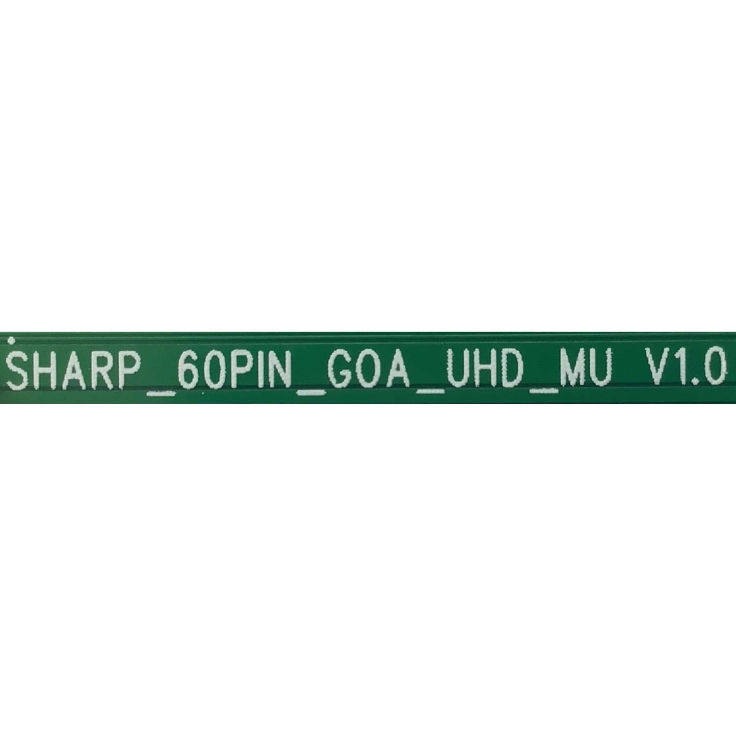 T-CON PARA TV RCA / NUMERO DE PARTE SHARP_60PIN_G0A_UHD_MU / SHARP60PING0AUHDMU V1.0 / MODELO RWOSU6547-B - Imagen 2